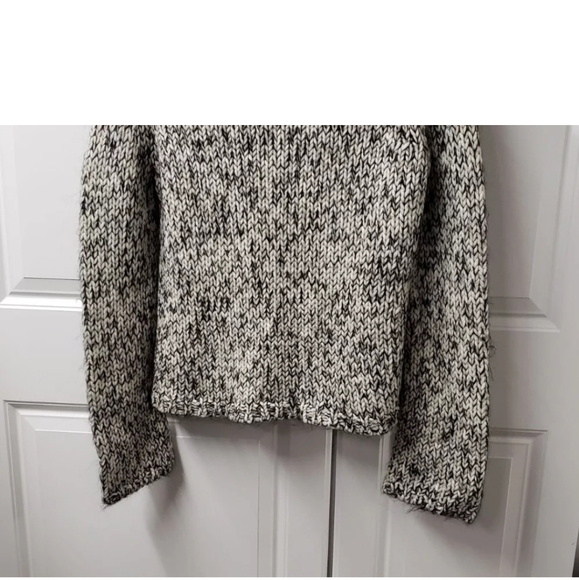 Express Women's Sweater Size: Large Wool Mohair Blend Mock - Picture 8 of 11